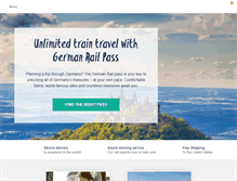 Tablet Screenshot of germanrailpasses.com